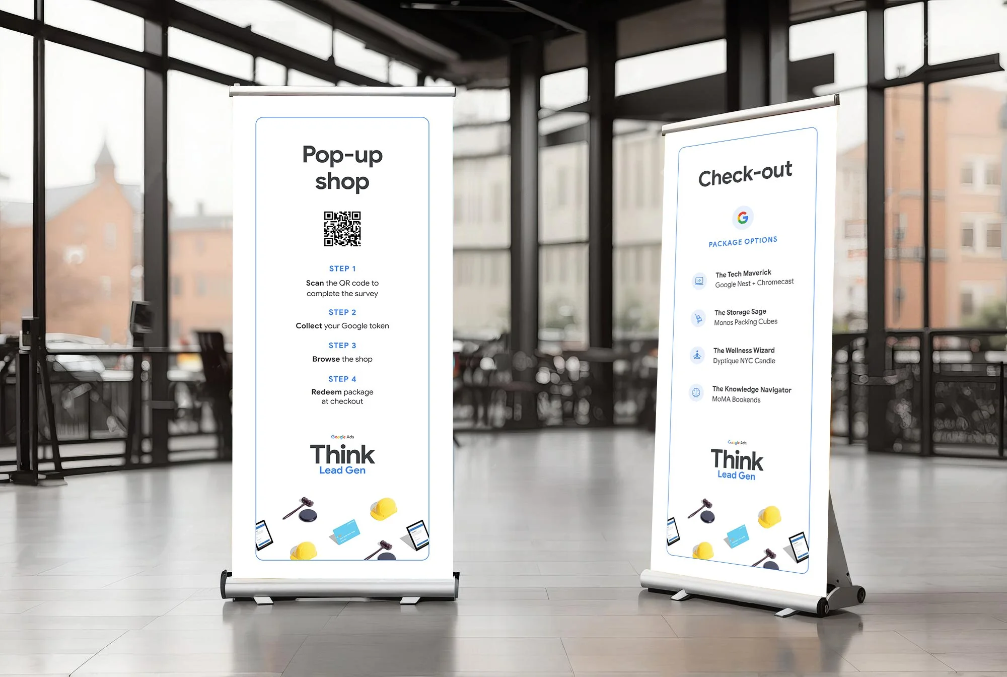 Roll up banners