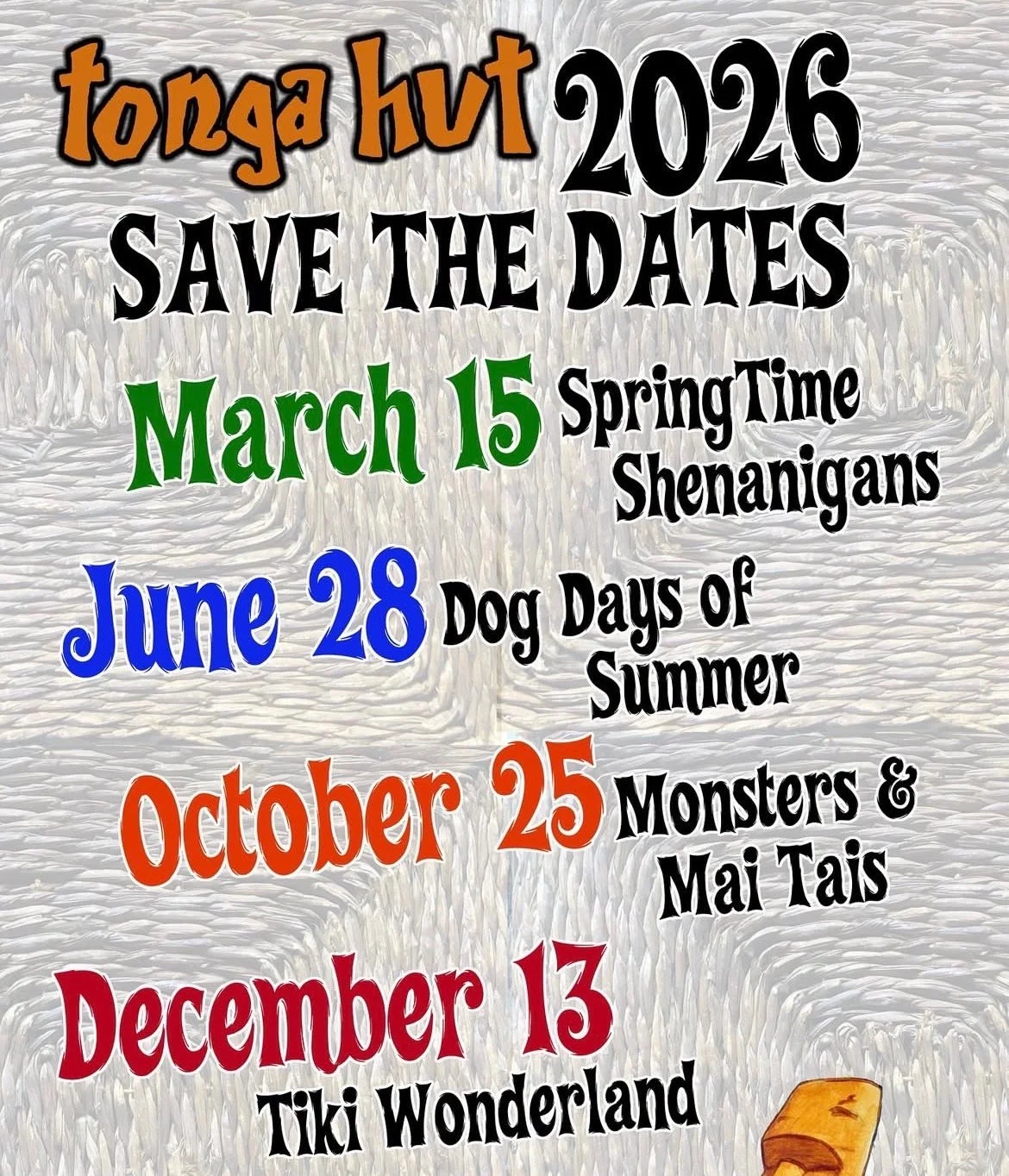 Tonga Hut - Dog Days Of Summer