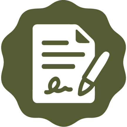 signing form icon