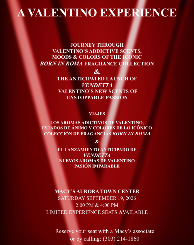 Valentino Masterclass at Macy's