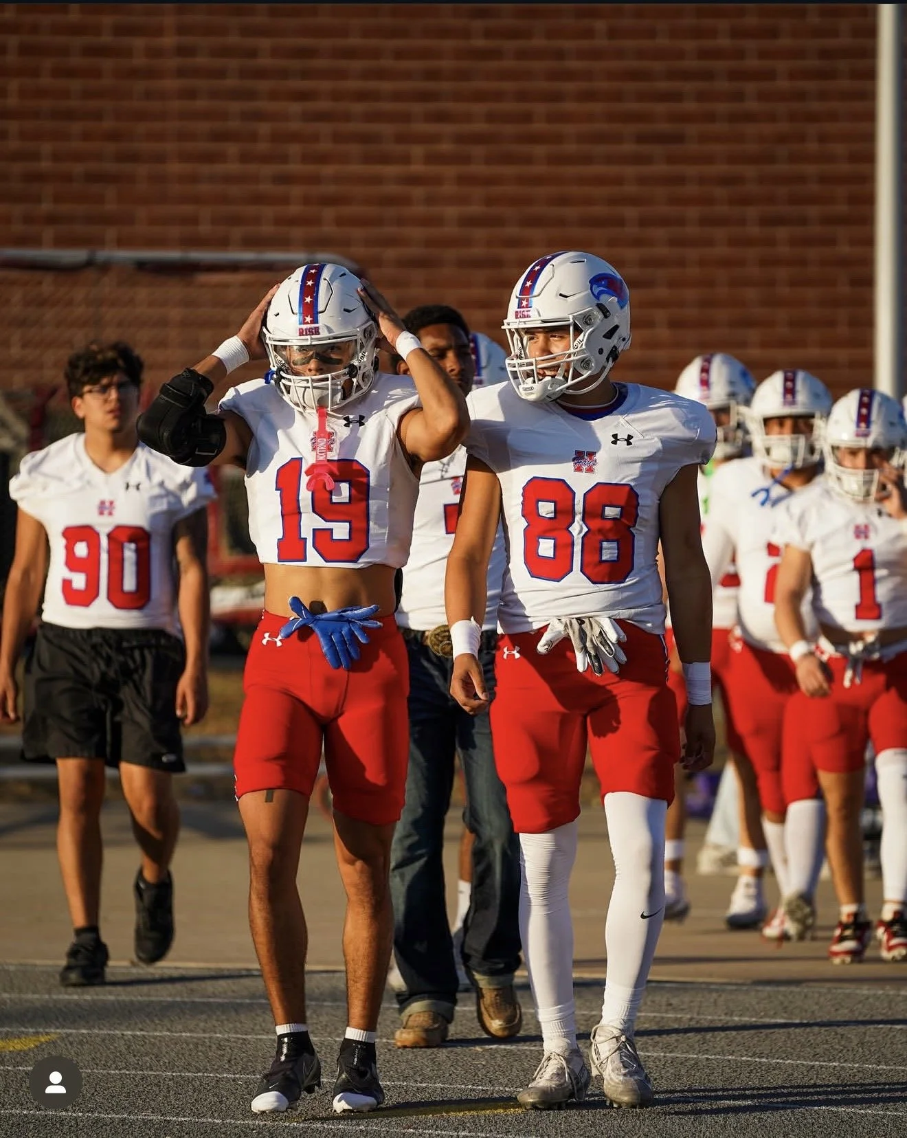 Football Team Pre Game