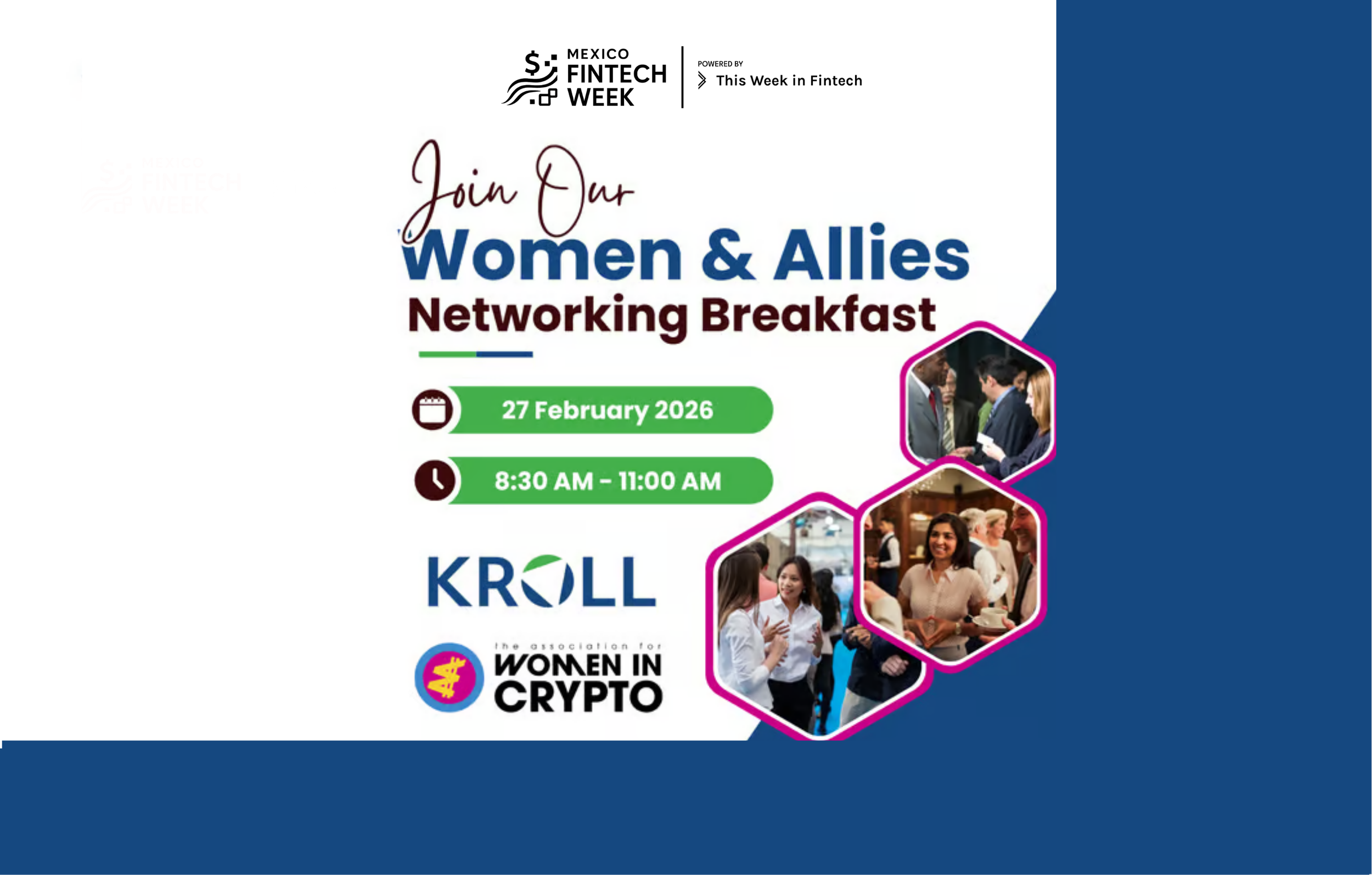 WOMEN &amp; ALLIES BREAKFAST BY AWIC AND KROLL @ MEXICO FINTECH WEEK 2026