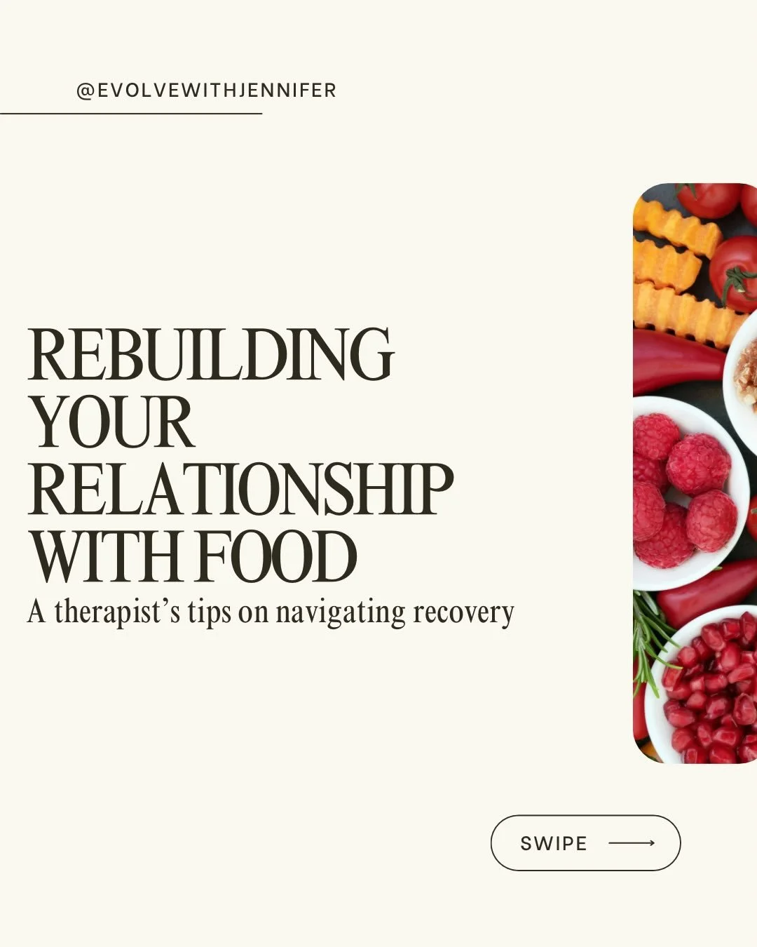 Rebuilding your relationship with food isn&rsquo;t about fixing your body &mdash; it&rsquo;s about learning how to feel safe in it again 🌿🧠🍽️

Early recovery can feel confusing, emotional, and overwhelming&hellip; and that doesn&rsquo;t mean you&r