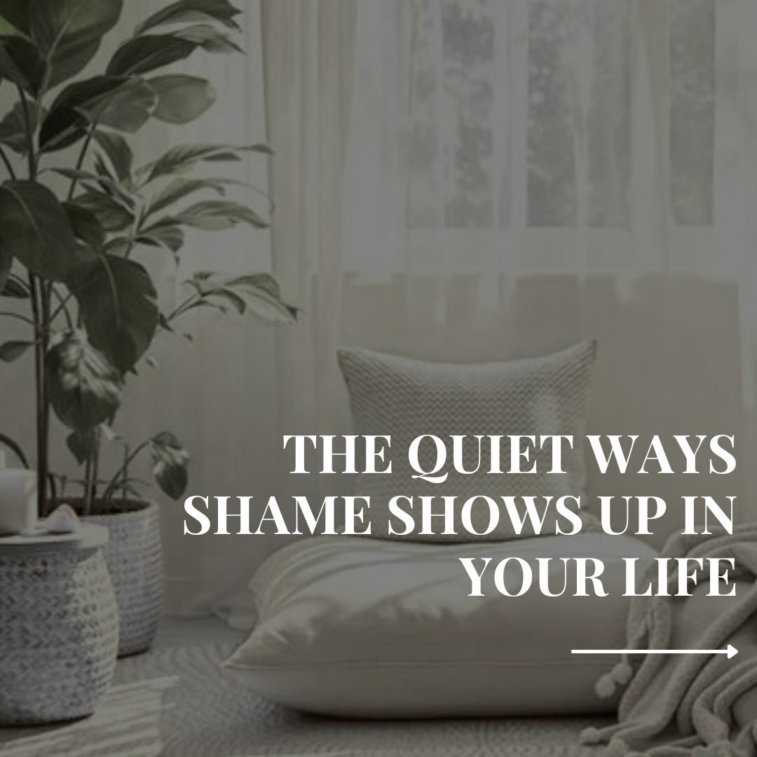 The way you talk to yourself?
That didn&rsquo;t come out of nowhere.

Shame is sneaky. 🫥
It disguises itself as &ldquo;high standards.&rdquo;
As &ldquo;being self-aware.&rdquo;
As &ldquo;just joking.&rdquo;

But constantly feeling like you&rsquo;re 