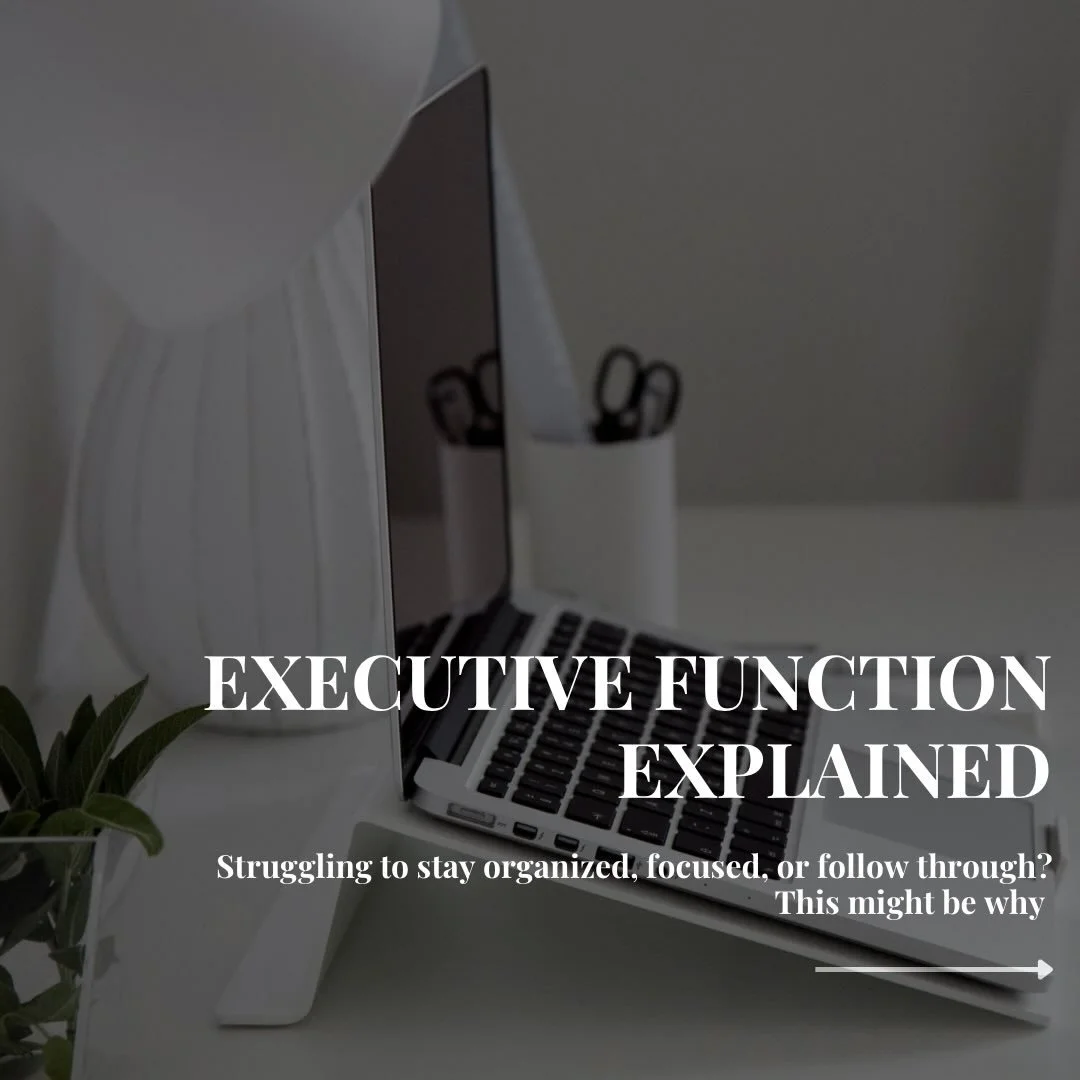 If you&rsquo;ve ever thought&hellip;
&ldquo;Why can&rsquo;t I just get myself to do things?&rdquo;
This is for you.

Executive functioning impacts how you plan, start tasks, stay organized, manage time, and follow through. When these skills feel hard