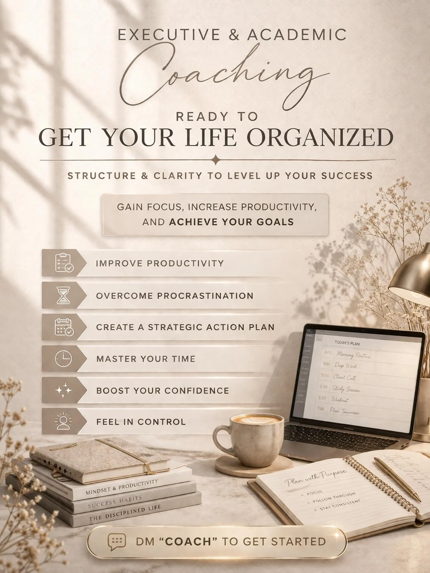 If you&rsquo;re tired of feeling all over the place but know you&rsquo;re capable of more&hellip; this is for you.

We&rsquo;re not doing more hustle &mdash; we&rsquo;re building systems that actually stick.

Think: less overwhelm, more clarity, and 