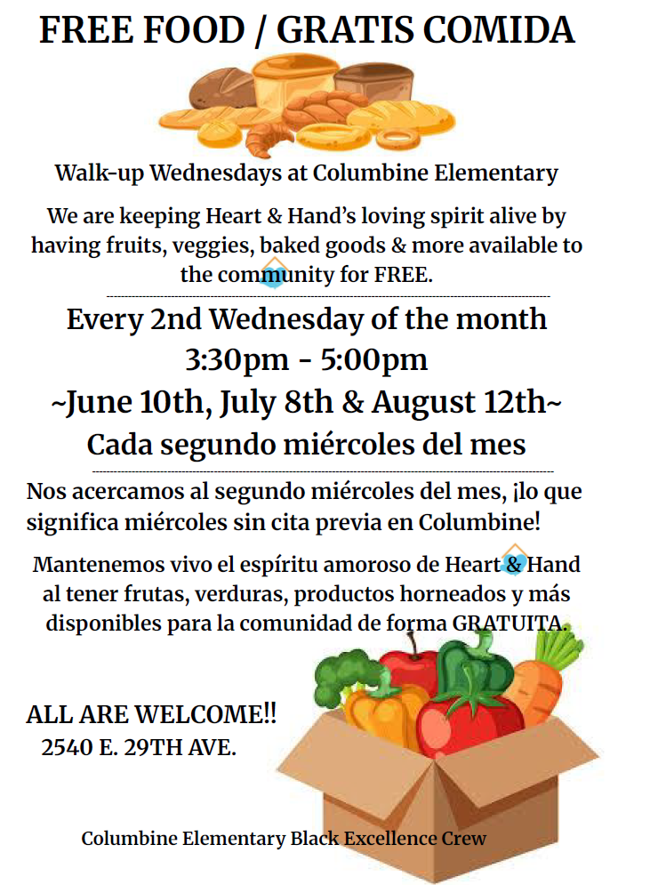 Food Pantry at Columbine Elementary