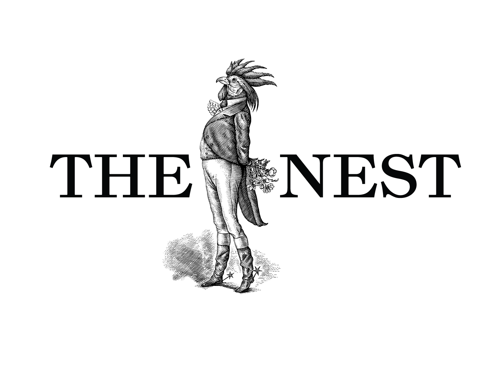 Silhouette of a large tree with many branches and leaves on the left side of the image, on a black background.