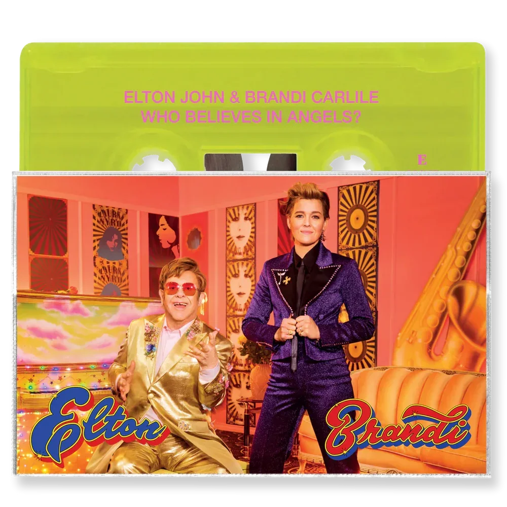 Elton John & Brandi Carlile - Who Believes In Angels? (Limited Edition, Fluorescent Yellow Cassette)