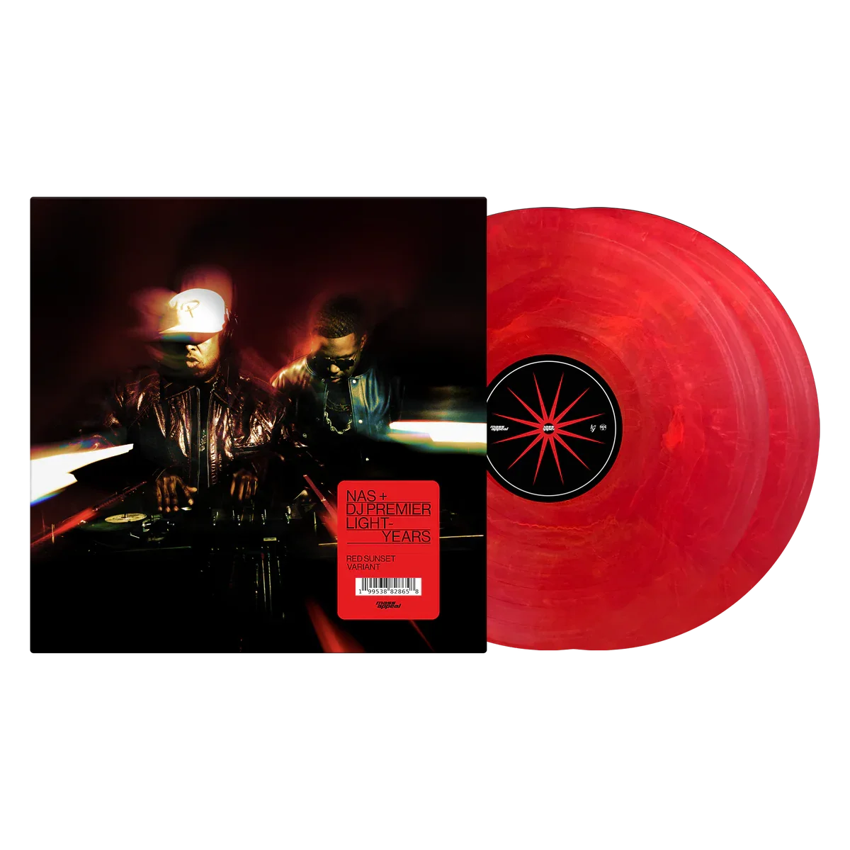 Nas and DJ Premier - Light-Years (Red Vinyl Edition) - PRE-ORDER