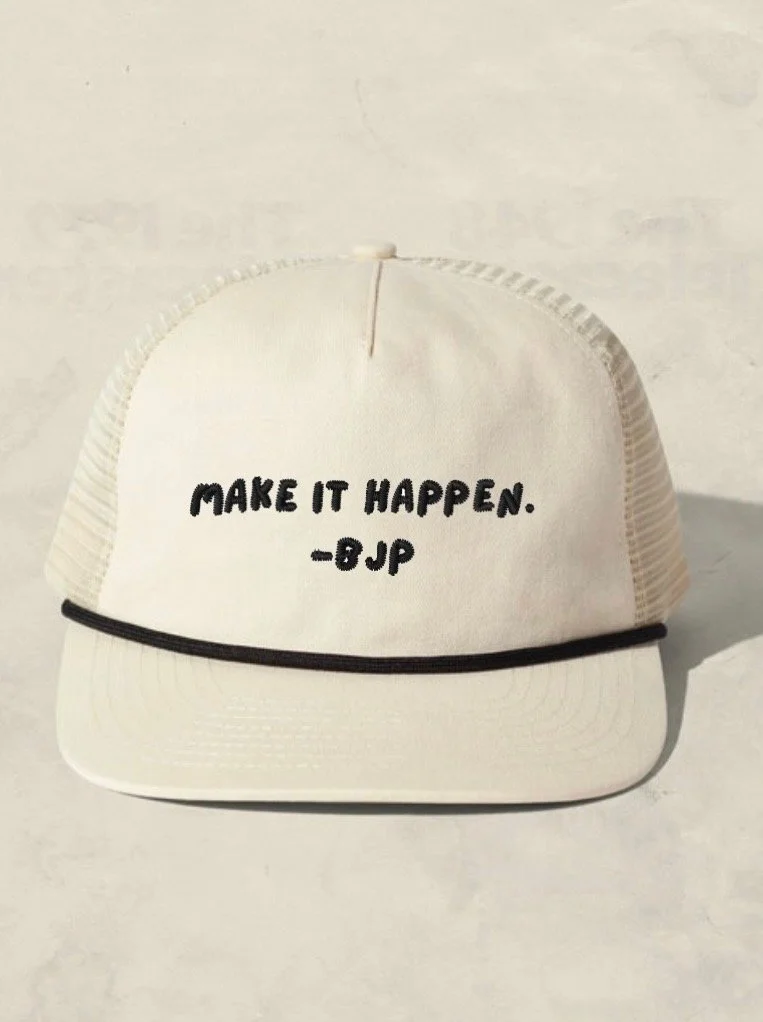 Cream Trucker Hat