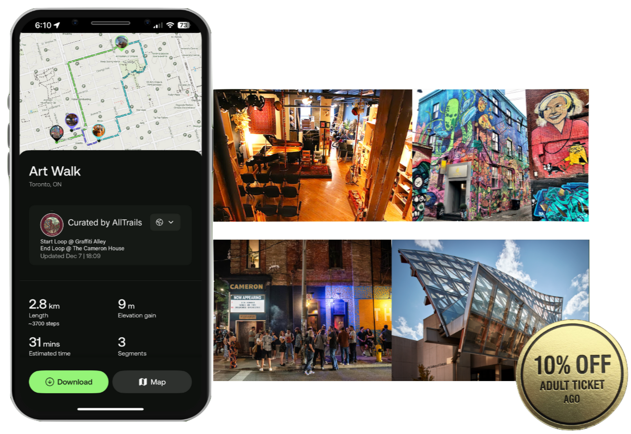 Toronto is home to Canada’s largest creative community - explore the start of what it has to offer.