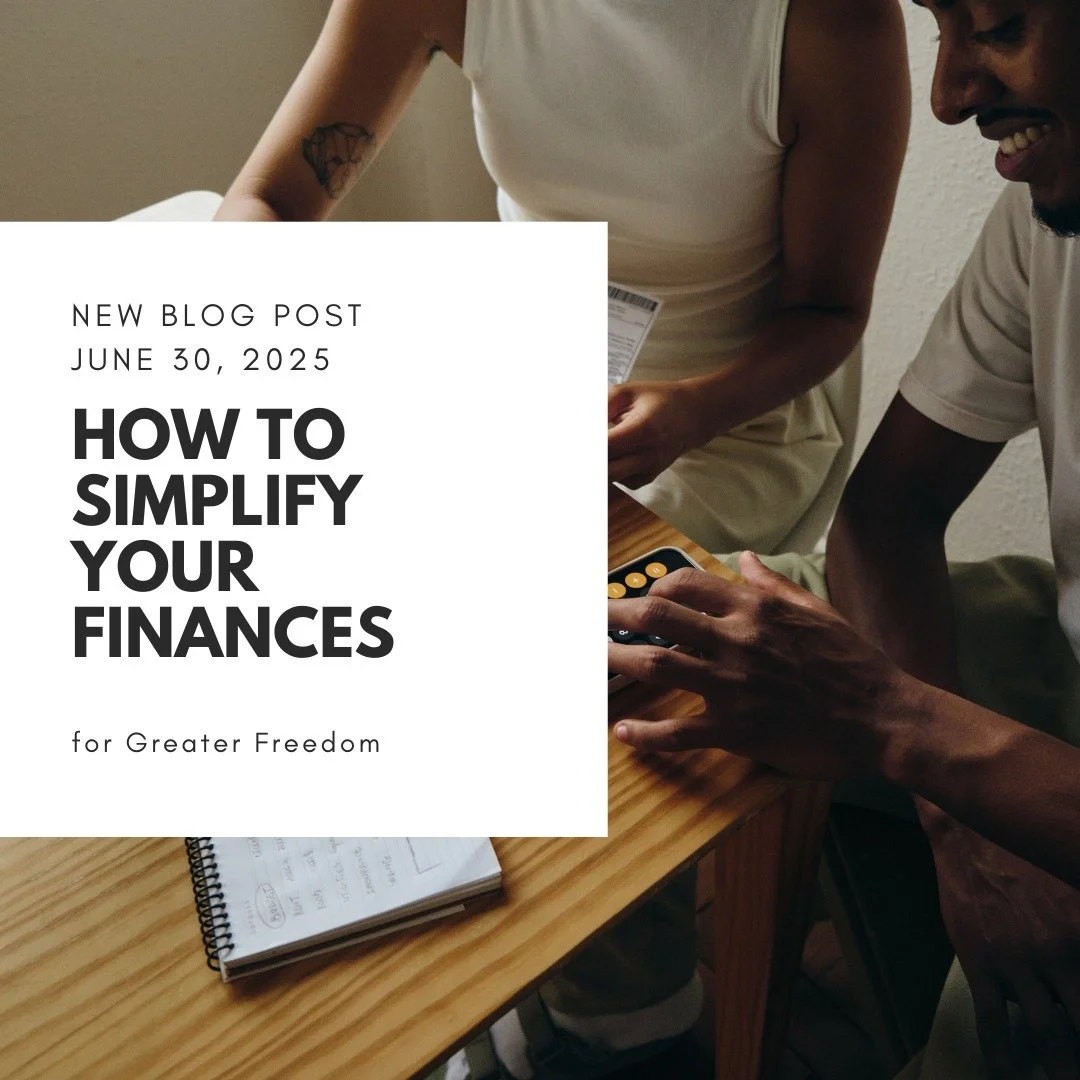 Simplifying your finances isn&rsquo;t about restriction&mdash;it&rsquo;s about peace. 🫶

When money feels complicated, it can quietly drain your energy. But when you create simple, intentional systems, you open the door to ease, clarity, and freedom
