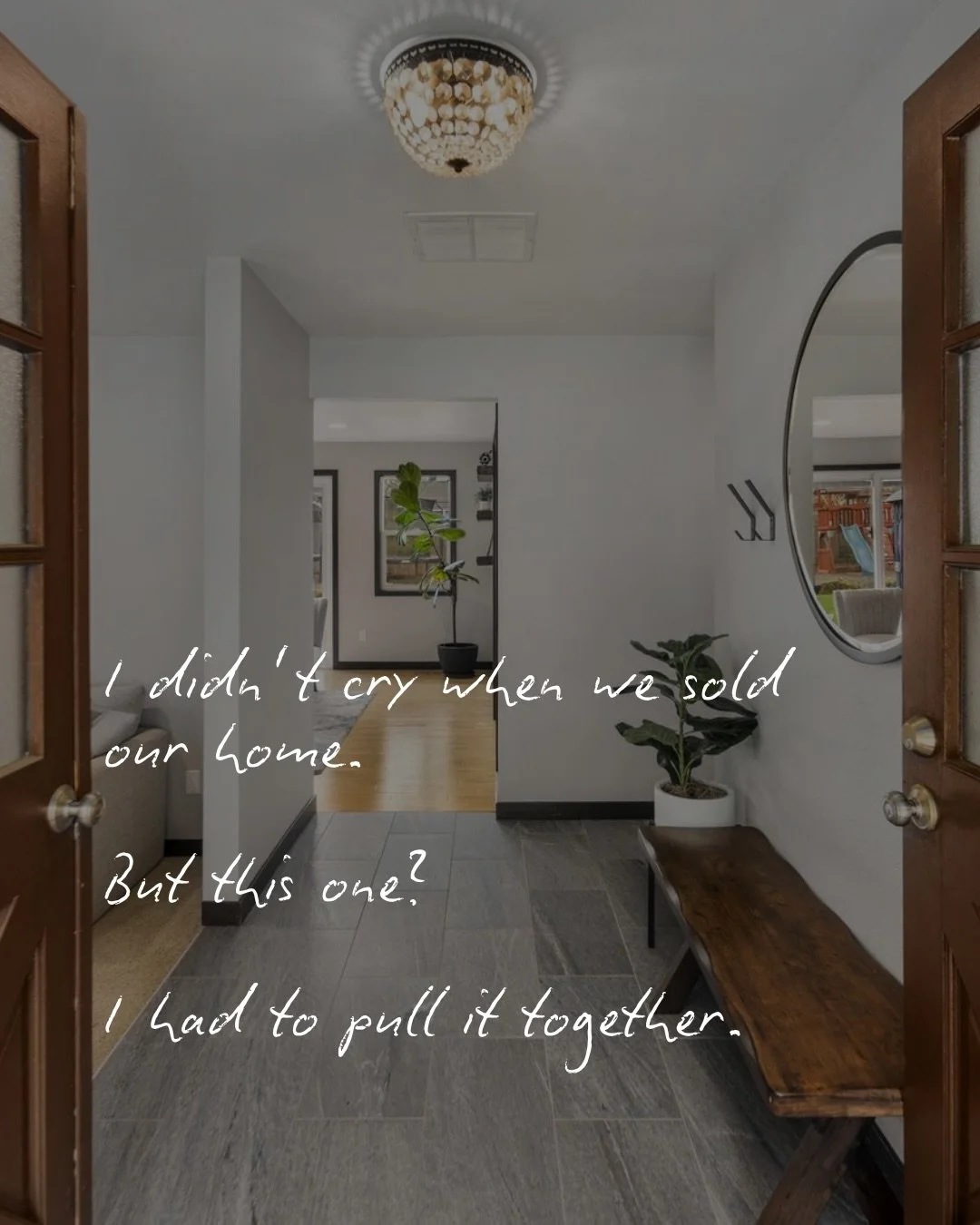 We celebrate the sale.

We don&rsquo;t talk about the grief.

Selling a home isn&rsquo;t just a transaction.
It&rsquo;s letting go of a version of your life you once built everything around.

This one hit close.

And it reminded me&mdash;this work is