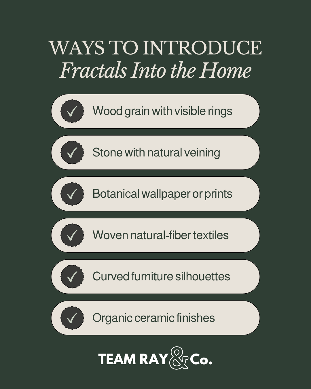 Ways to introduce fractals into the home text graphics