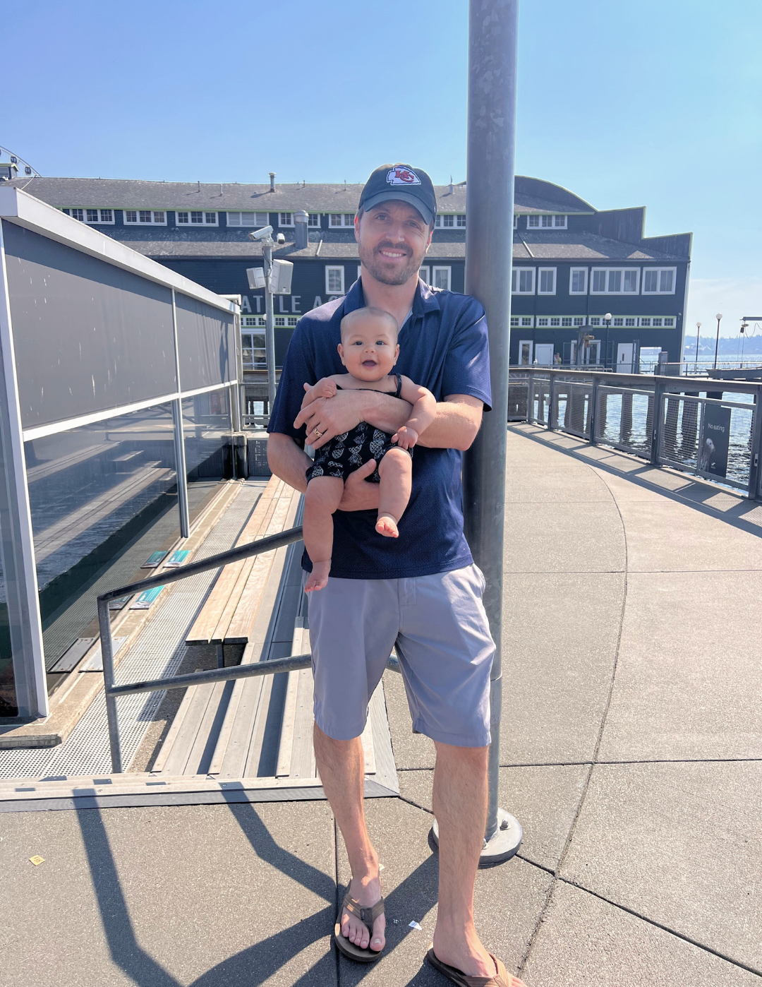 Brian with his daughter