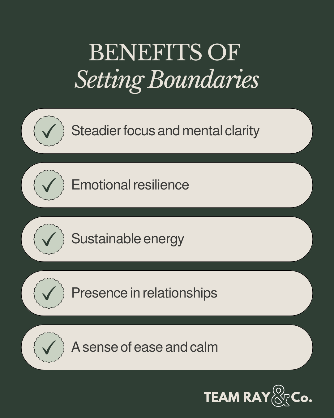 Benefits of Setting Boundaries graphics
