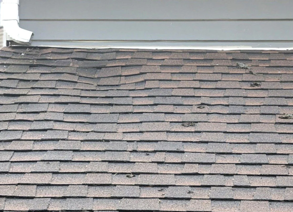 First View Roof Damage