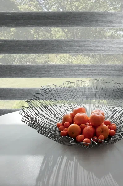 Hunter Douglas Designer Banded Shades with PowerView motorization, light filtering medium band.