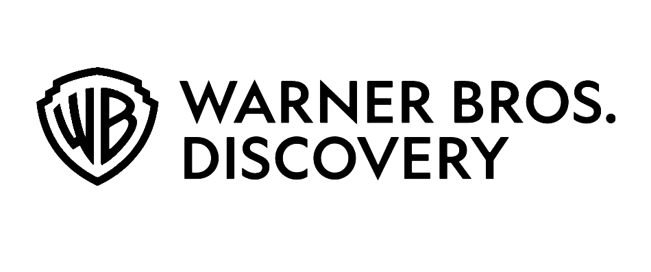 Warner Bros. Discovery logo with a shield emblem and text.