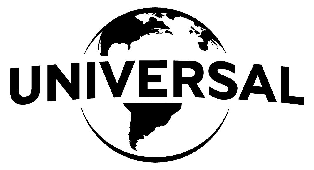 Logo of Universal Pictures featuring a globe with the word 'UNIVERSAL' across it.