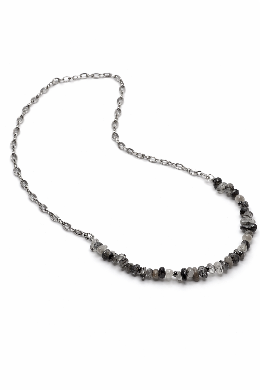 Tumbled Agate Stone Necklace