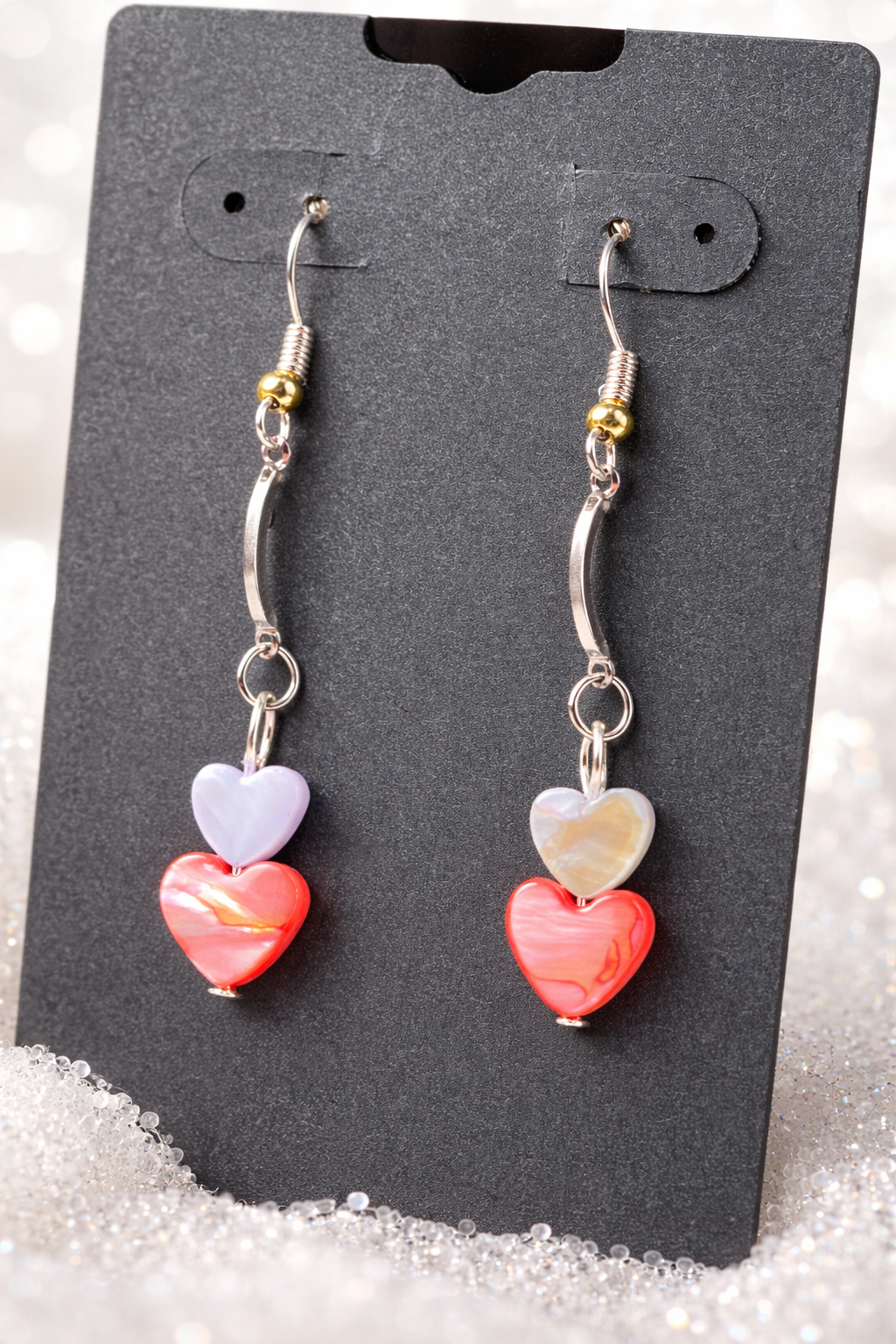 heart shaped earings