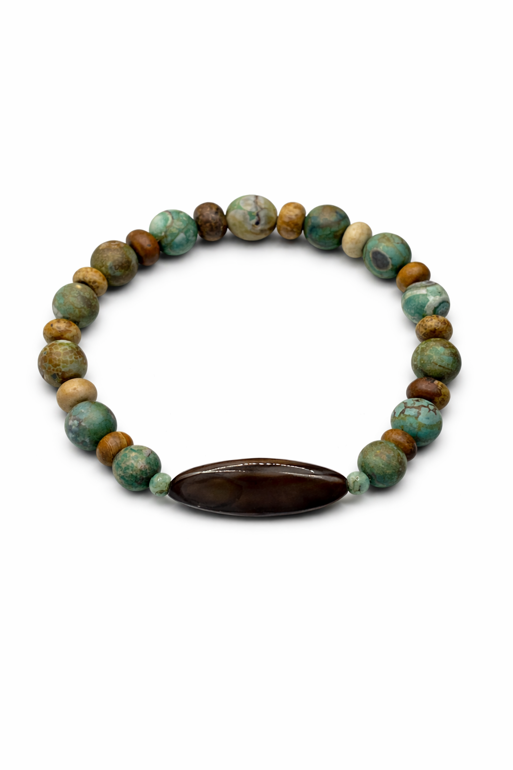 Earthy Elegance Natural Stone Bracelet