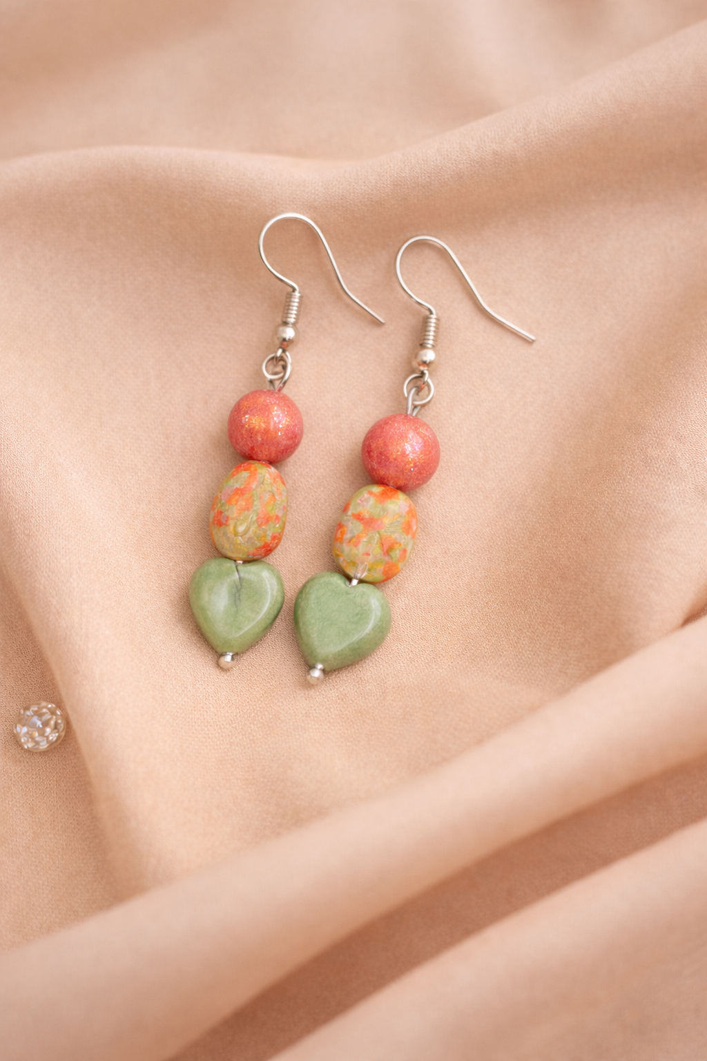 Vibrant Stone Drop Earrings
