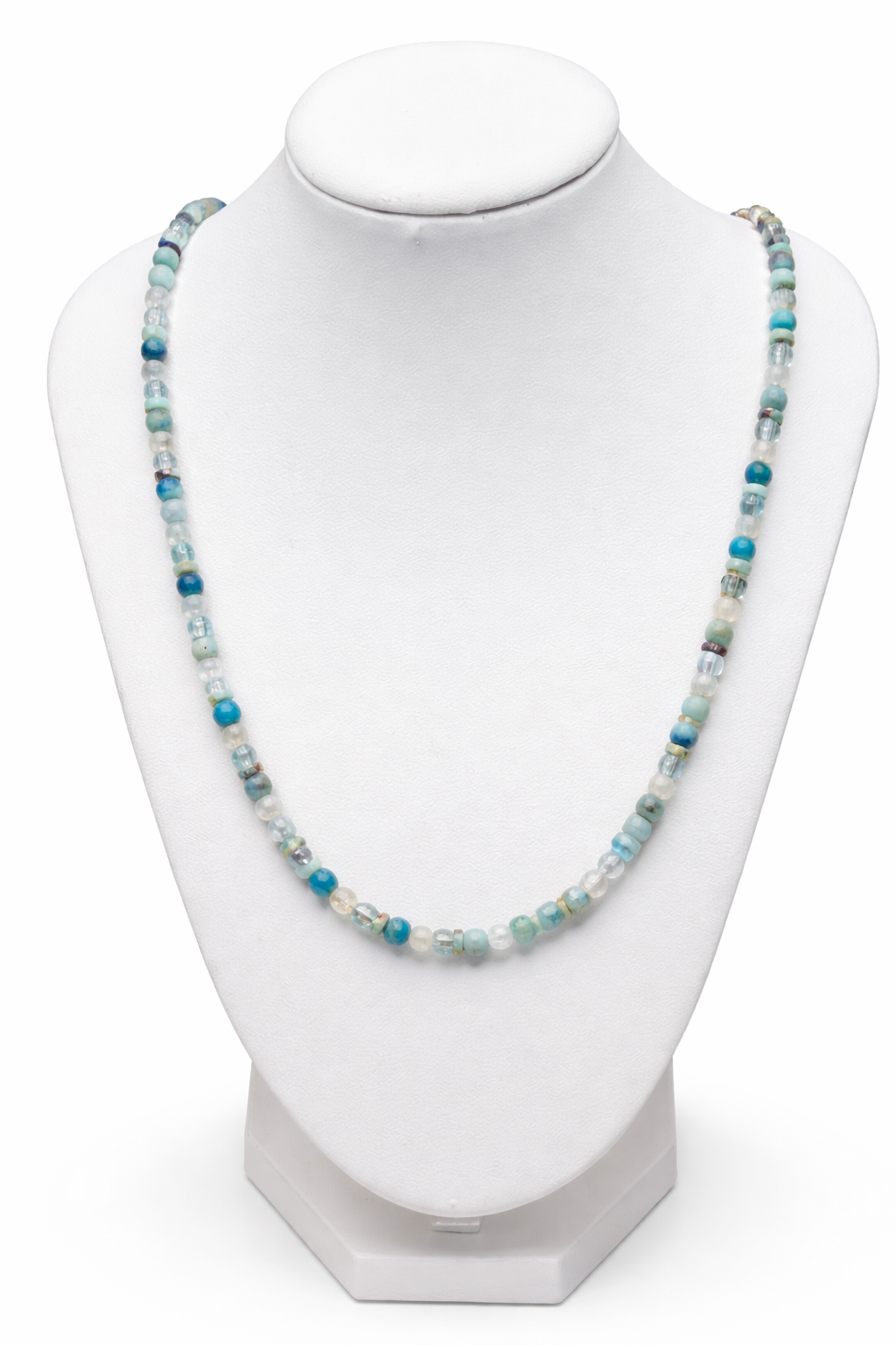 Serenity Natural Turquois Bead Necklace