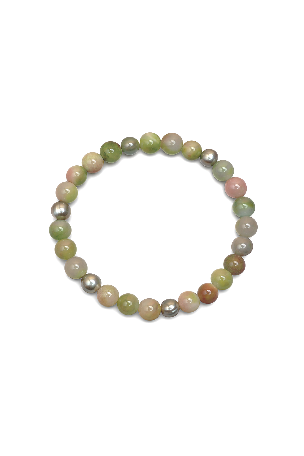 Earthy Harmony Beaded Bracelet