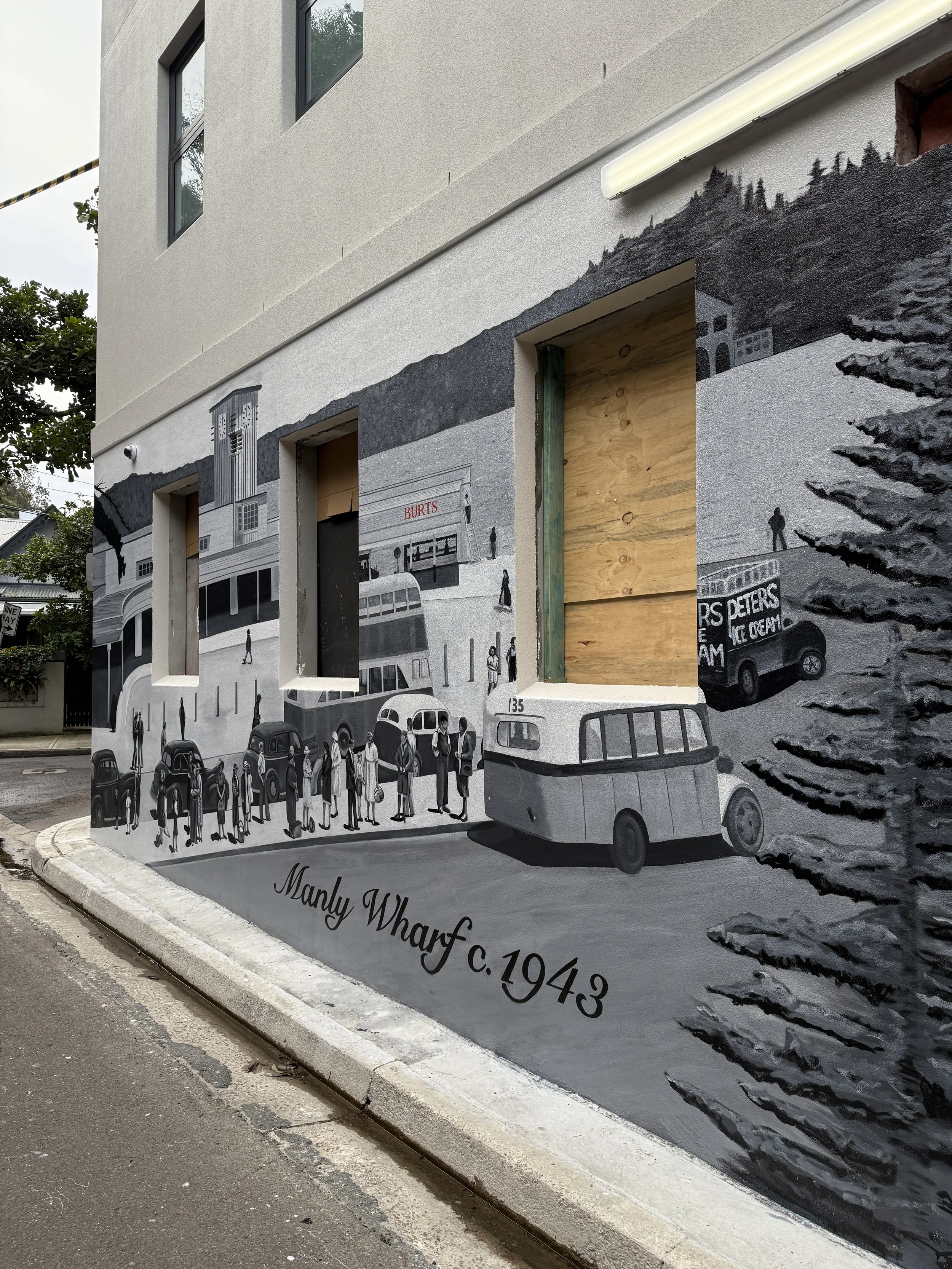 Manly Wharf c.193 Mural