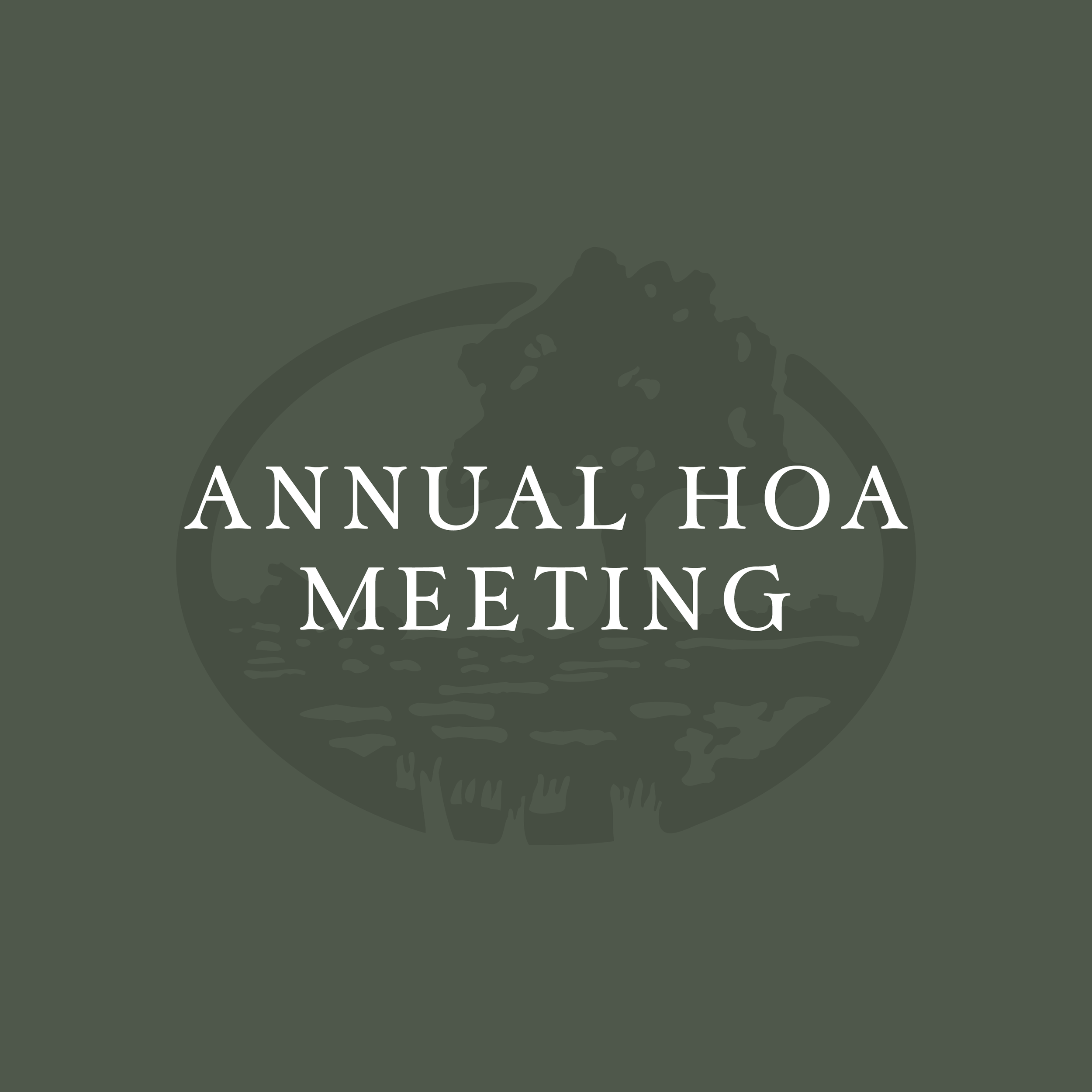 2026 Annual HOA Meeting