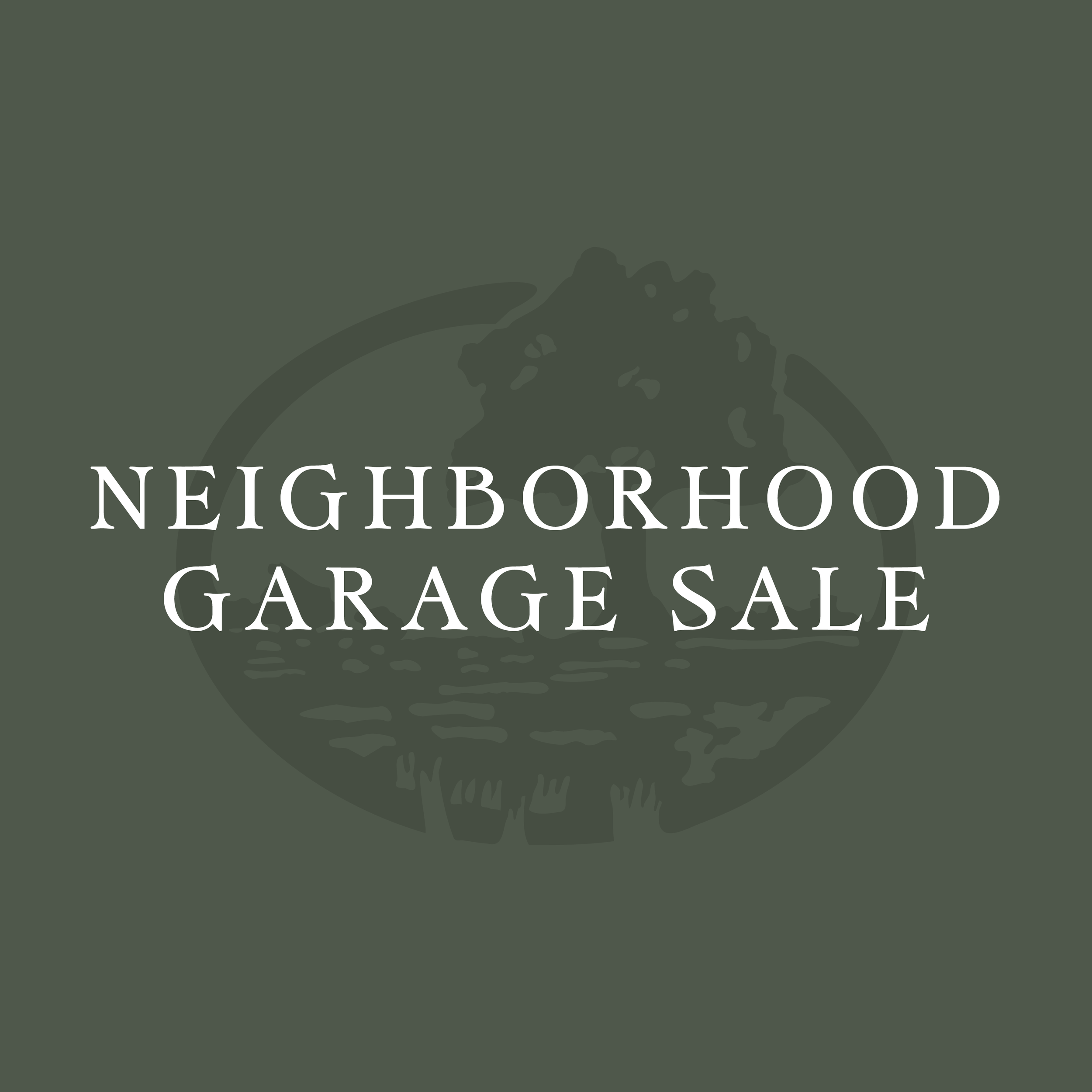 Neighborhood Garage Sale