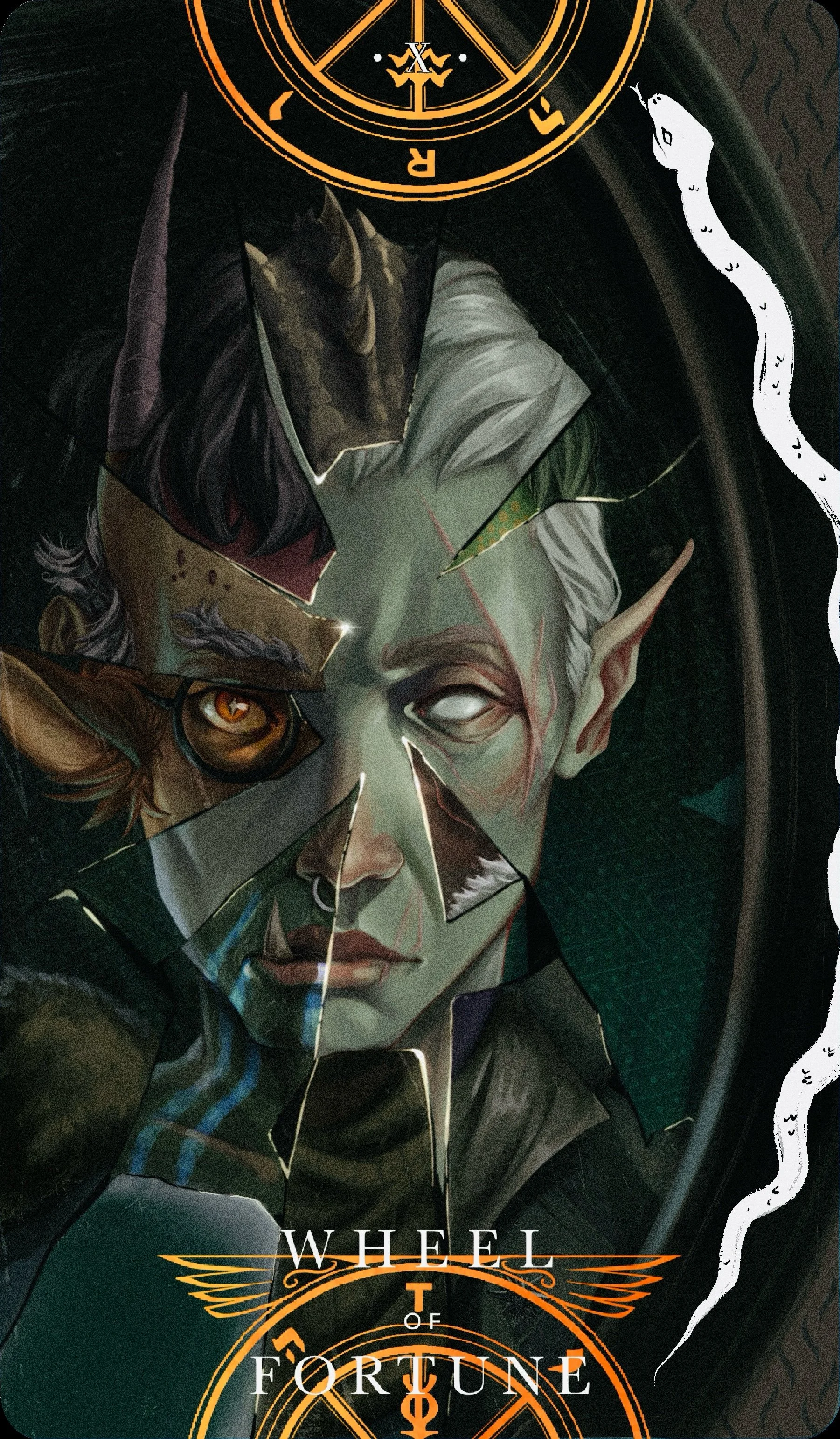 A Tarot card from my Tarot Deck Project “The Adventure’s Oracle.