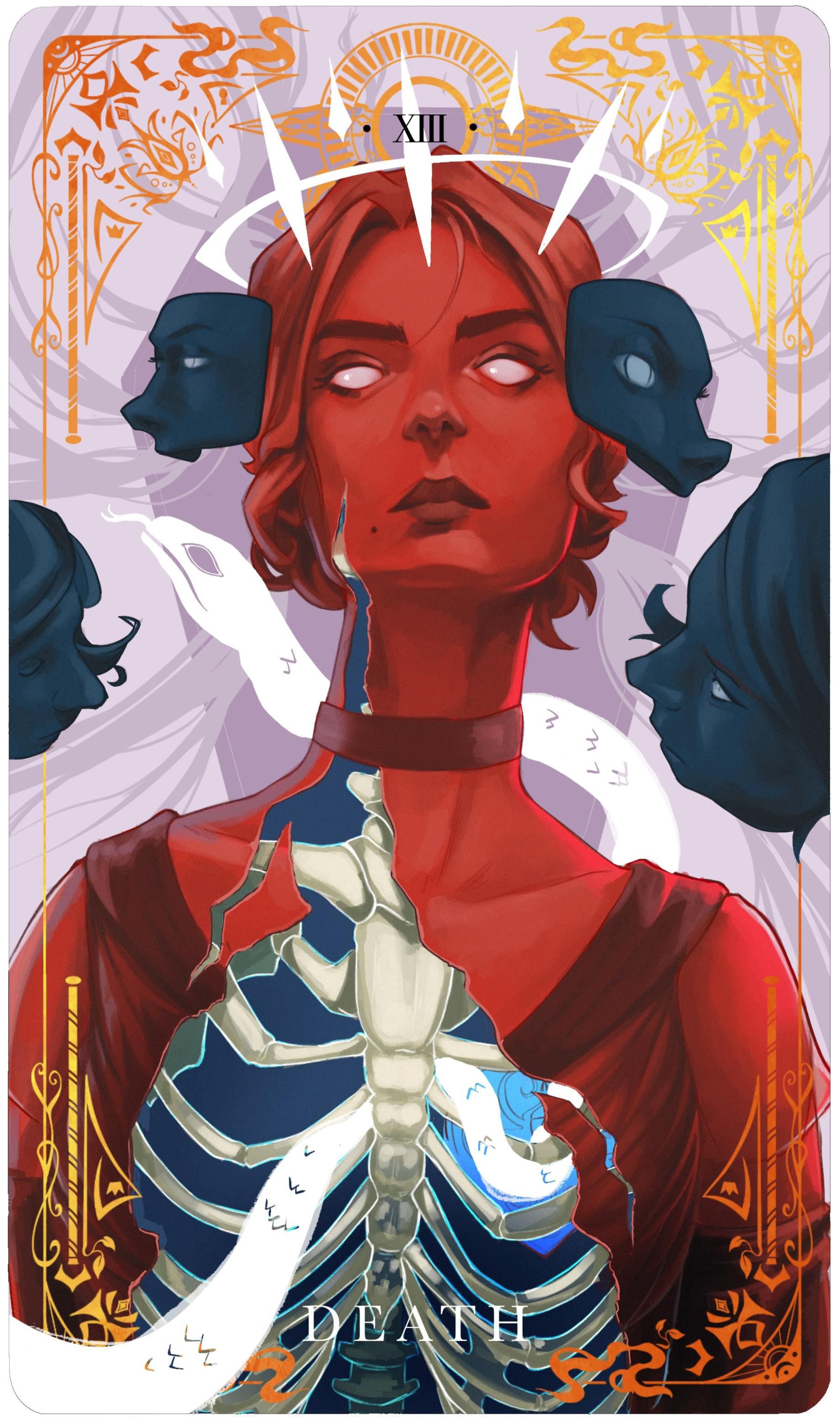 A Tarot card from my Tarot Deck Project “The Adventure’s Oracle.