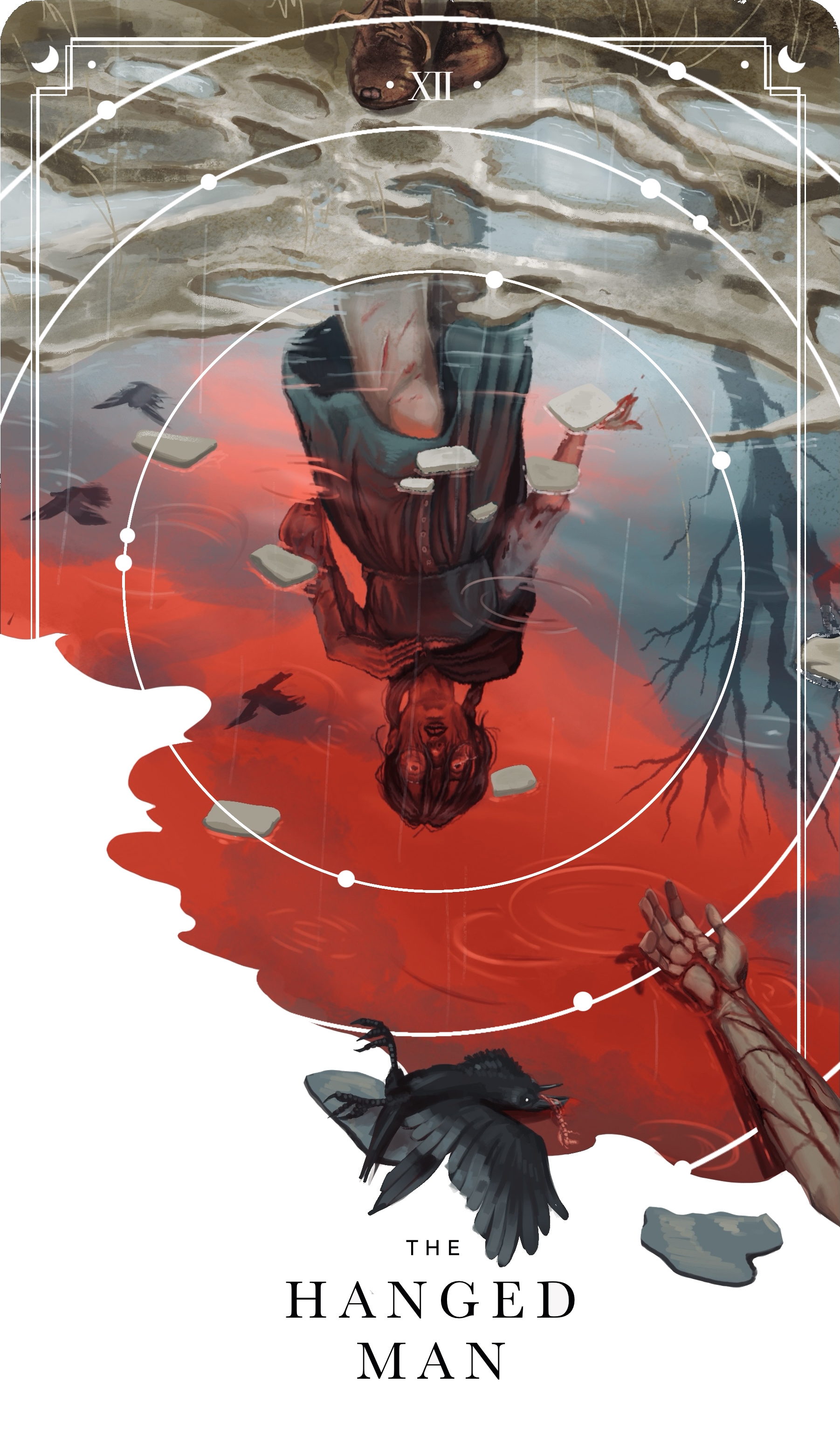 A Tarot card from my Tarot Deck Project “The Adventure’s Oracle.