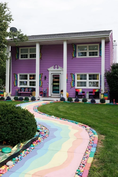 Rainbow Front Yard