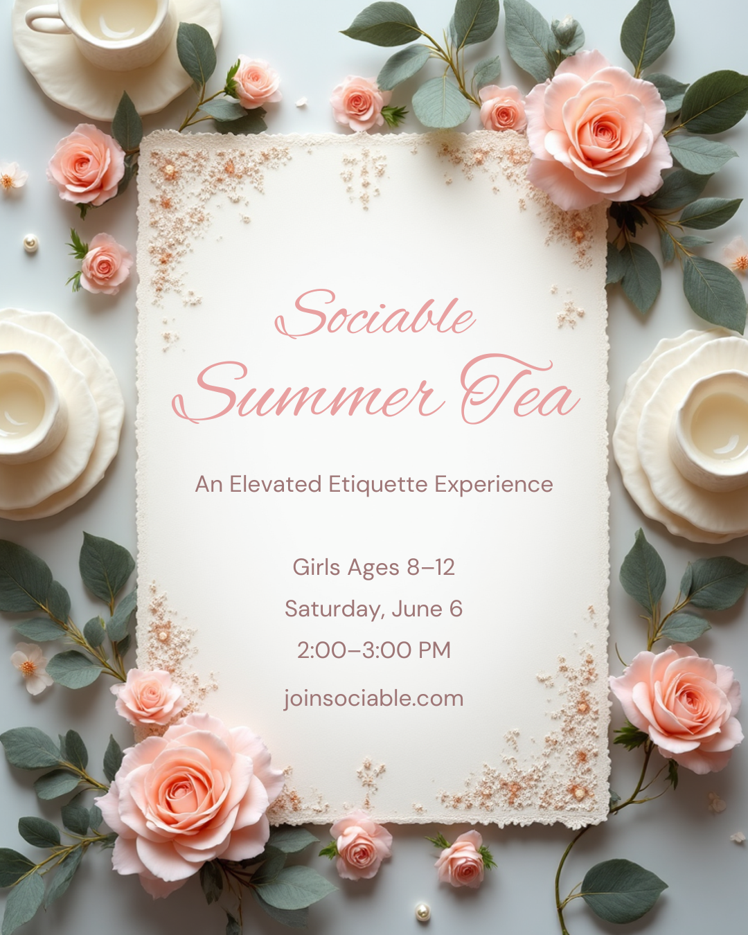 Sociable Summer Tea (Ages 8-12)