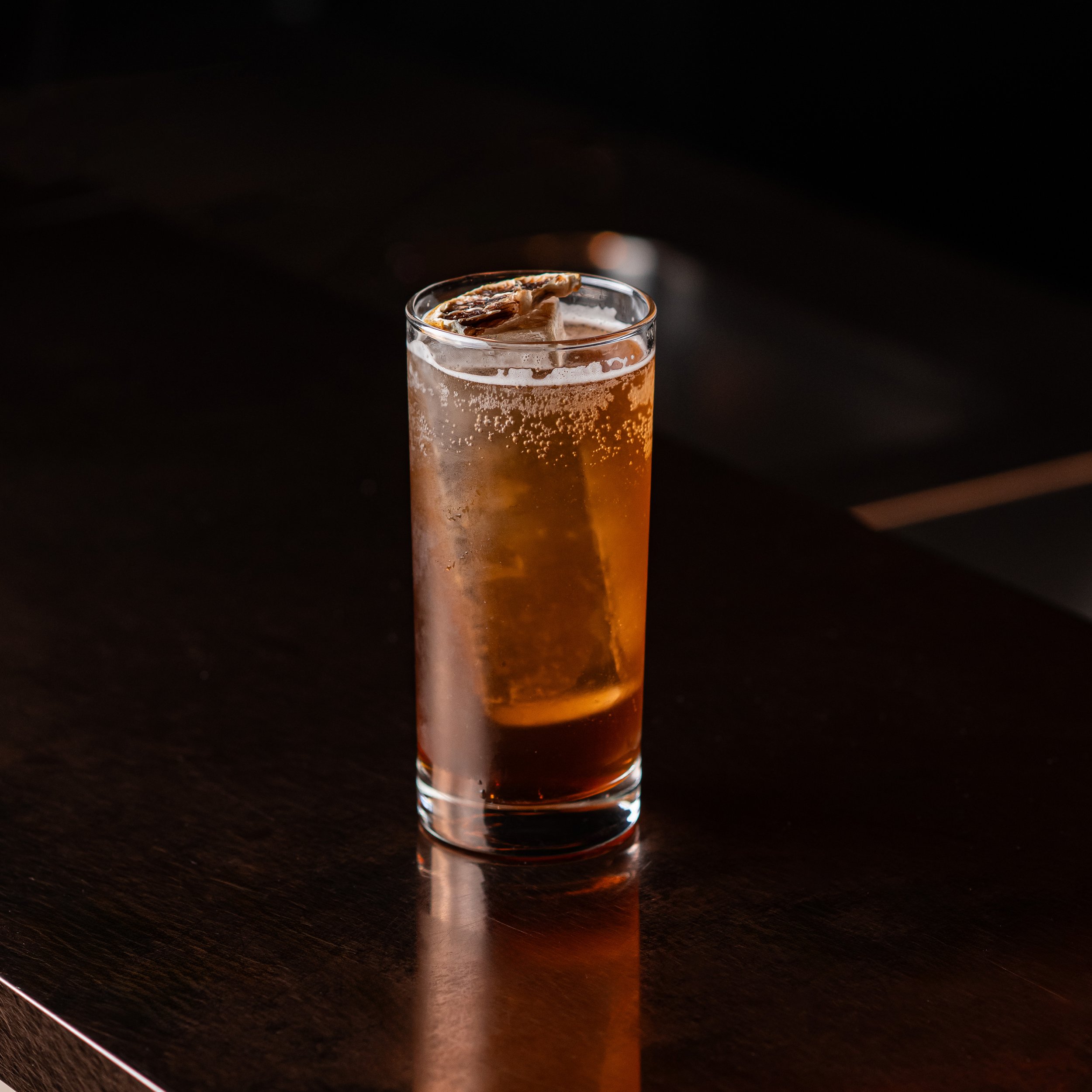 An Oolong Iced Tea cocktail.