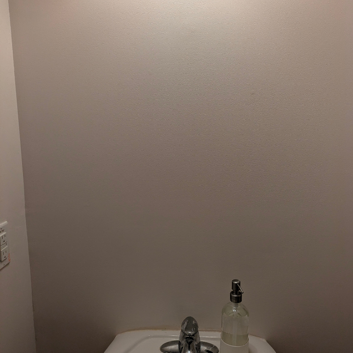 Seamless wall after drywall repair