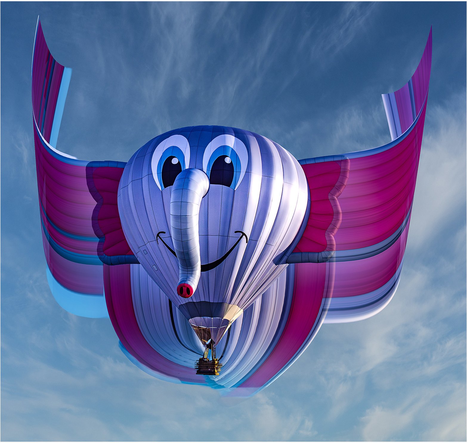 Flying elephant - Bob Baker