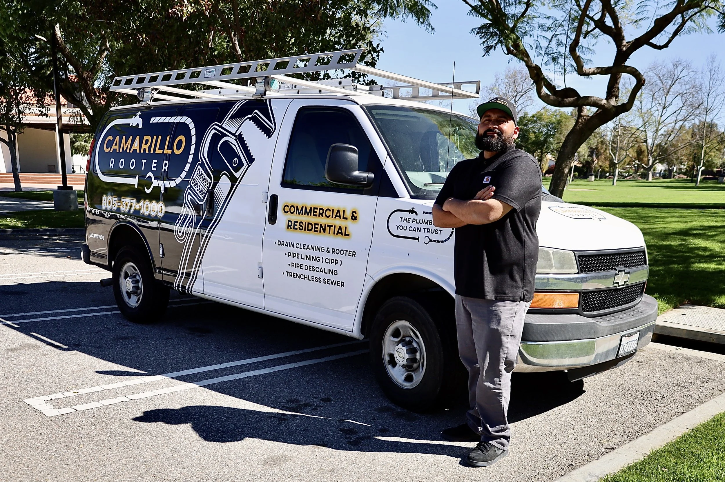 Camarillo Rooter is the plumber you can trust, owned by Lonnie Jimenez
