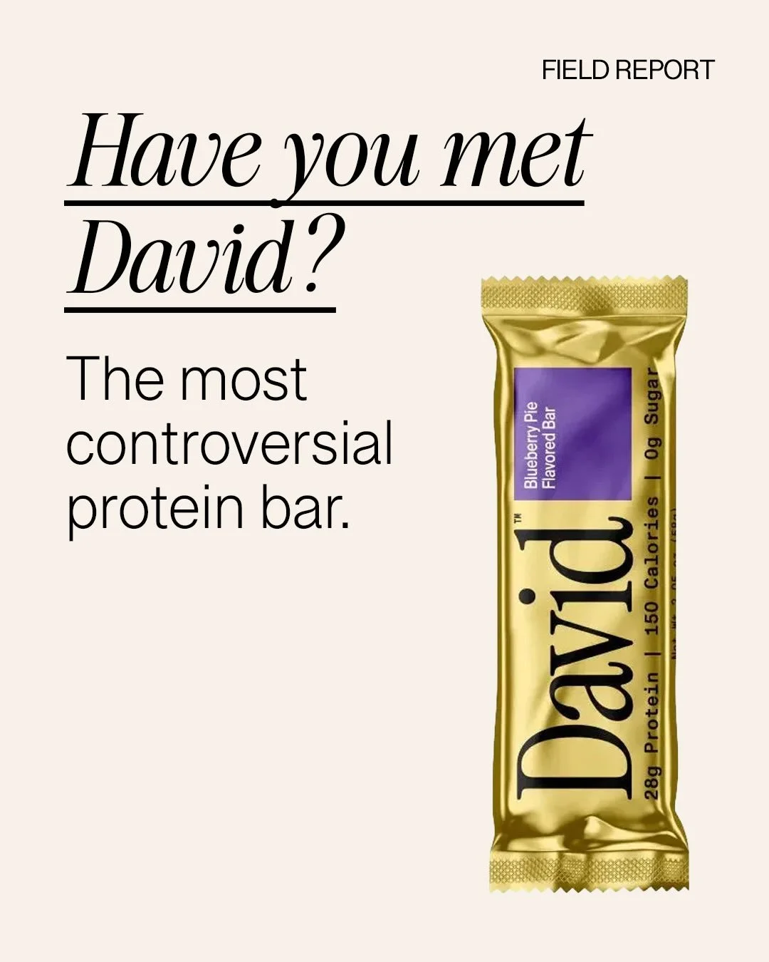 If you haven&rsquo;t seen David&rsquo;s protein bars at your local grocery store, you may have seen its provocative billboards featuring Julia Fox. 

Most recently, the protein-focused CPG brand has been dealing with a few hurdles. In January, health