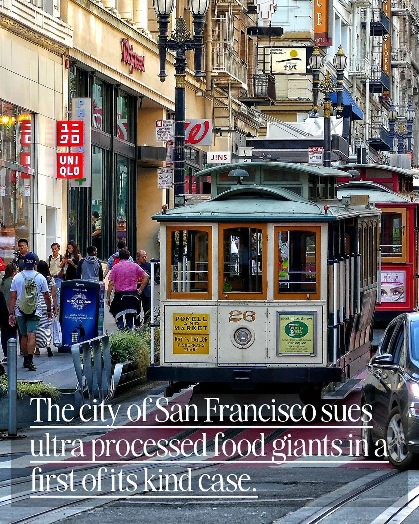 An unprecedented lawsuit has been brought against American UPF companies including Kraft Heinz, Mondelez, Post, Coca-Cola, PepsiCo, General Mills, Nestle, Kellanova, Kellogg, Mars, and Conagra. Attorney David Chiu, who represents San Francisco city, 