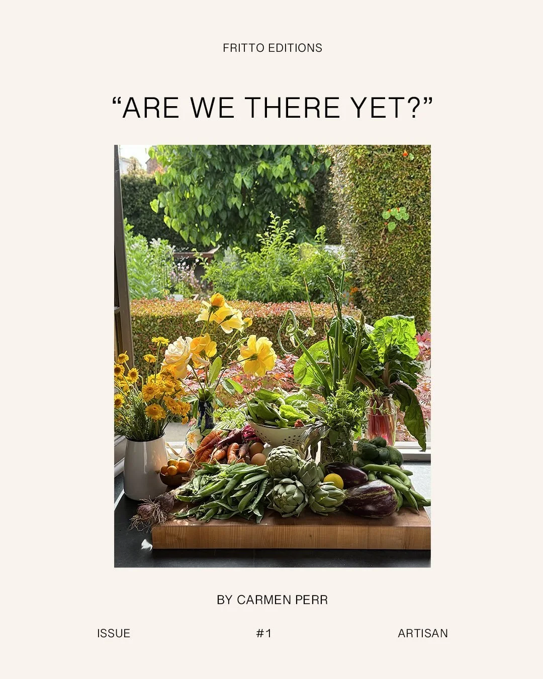 One of our guest contributors for this issue is Carmen Perr (@carmeninthegarden ). 

Carmen Perr is the creator behind Carmen in the Garden, where she shares her passions for gardening and seasonal cooking with a deeply engaged community of over 1.5M