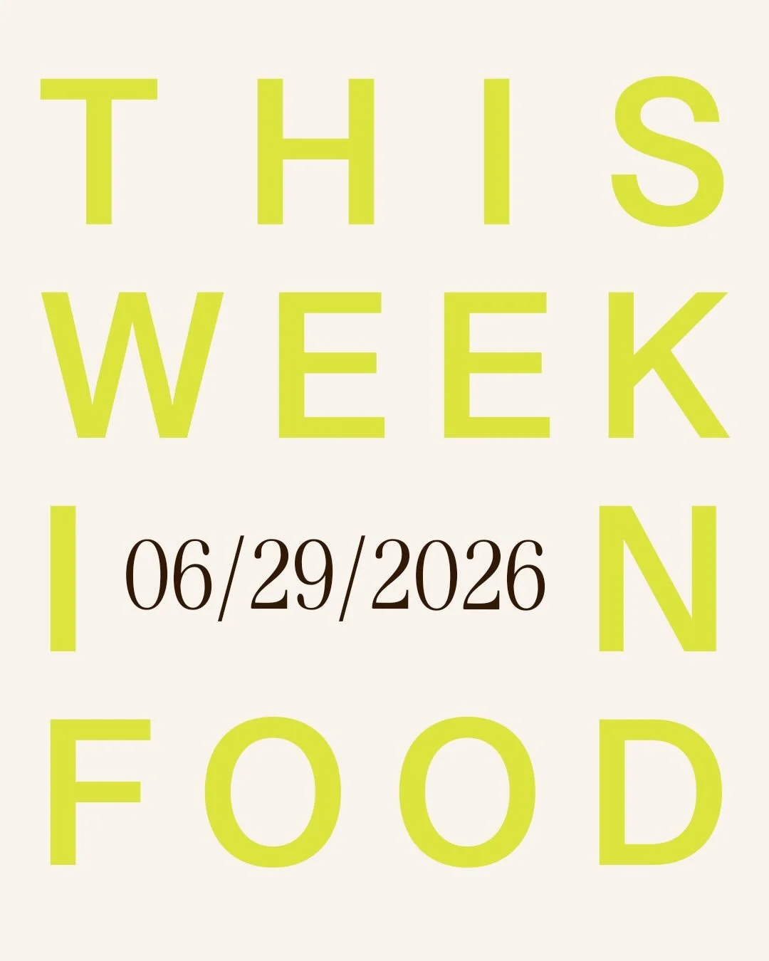 Your weekly food news briefing, from Fritto.

The most important stories in food &mdash; covering economics, environment, policy, innovation and culture. 

Follow us for your weekly check-in on the pulse of the industry. 

#foodnews #frittoeditions