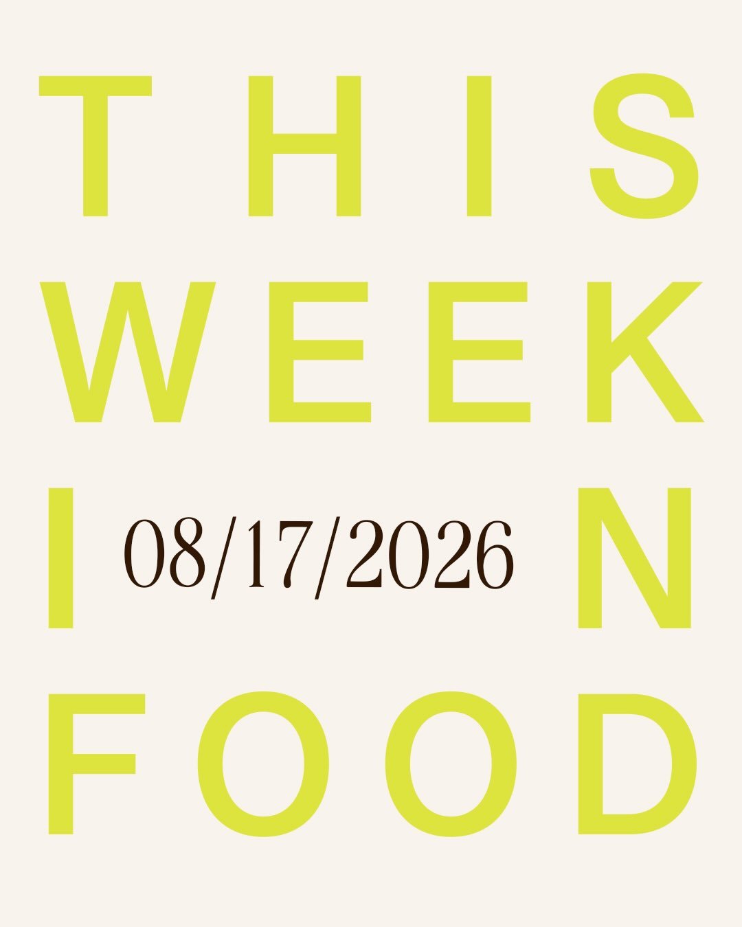 Your weekly food news briefing, from Fritto.

The most important stories in food &mdash; covering economics, environment, policy, innovation and culture. 

Follow us for your weekly check-in on the pulse of the industry. 

#foodnews #frittoeditions