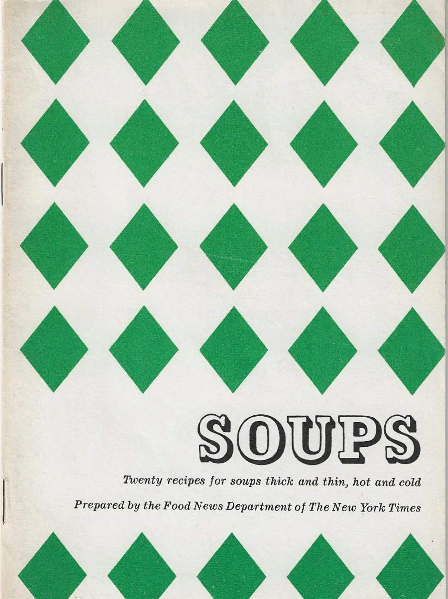 It&rsquo;s officially fall tomorrow, but we are seeing the signs of the times already in New York City. 

Our first &ldquo;Sunday Recipes&rdquo; to inspire you to cook at home this evening comes from the New York Times&rsquo; Soups booklet, one of th