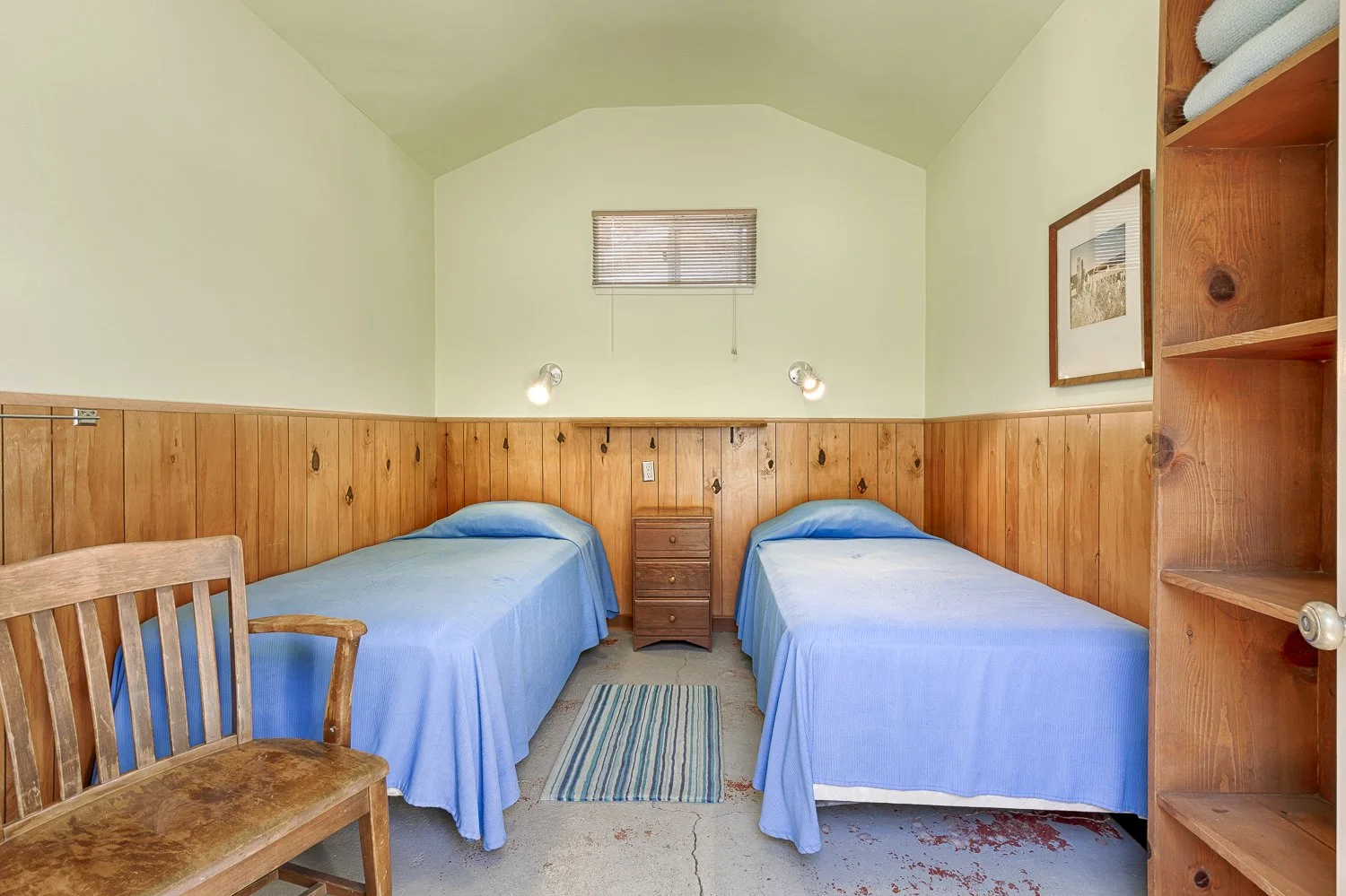 Inside one of the cabins